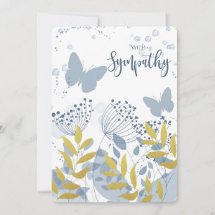 Cartão De Festividades pensando em você condolências enlutadas amadas