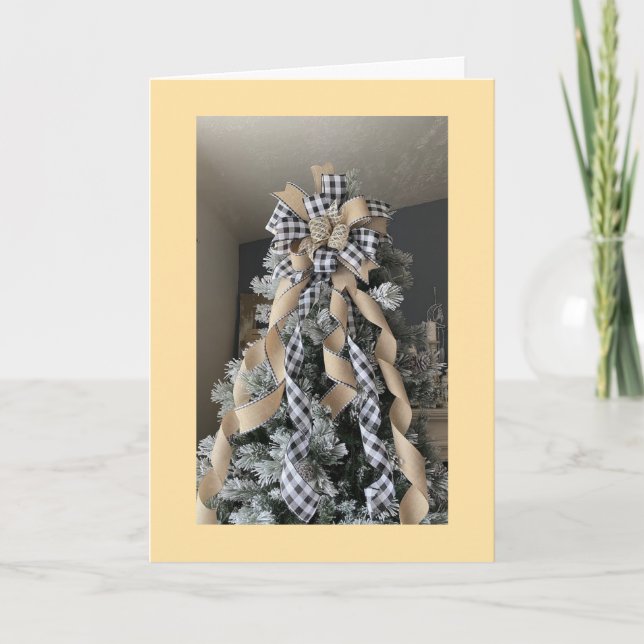 CARTÃO DE FESTIVIDADES PENSANDO EM VOCÊ ESTE NATAL (Frente)