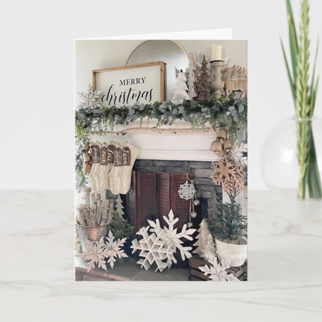 CARTÃO DE FESTIVIDADES PENSANDO EM VOCÊ ESTE NATAL (Frente)