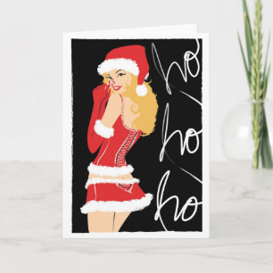 Cartão De Festividades Peppermint Peek notecard