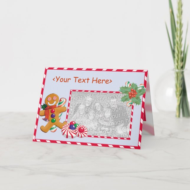 Cartão De Festividades PEPPERMINTS HOLIDAY Card (Frente)