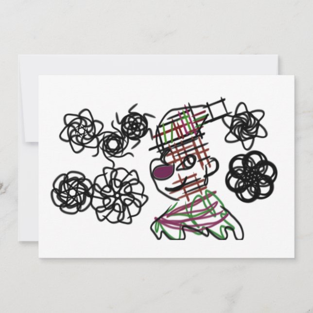 Cartão De Festividades Pequeno inverno (Frente)