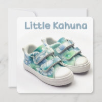 Pequeno Kahuna Cute Baby Boy Chá Vazio de aniversá