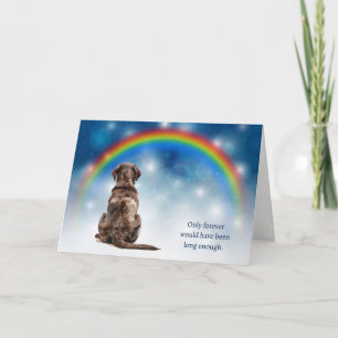 Cartão De Festividades Perda de Luzes Noturnas do Labrador Retriever Choc