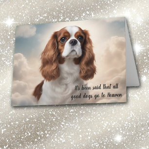 Cartão De Festividades Perda de Simpatia do Cavalier King Charles Spaniel