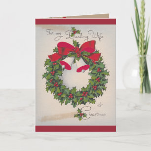 Cartão De Festividades Perfect Card For Your Beautiful Wife