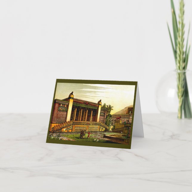 Cartão De Festividades Persépolis antiga (Frente)