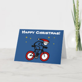 Cartão De Festividades Personalização de Papais noeis de Natal Stick-With