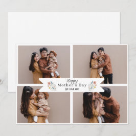 Cartão De Festividades Personalizado Estiloso Dia das Mães Foto de Abertu