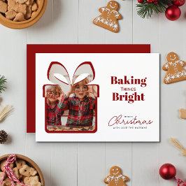 Cartão De Festividades personalized christmas gift photo holiday