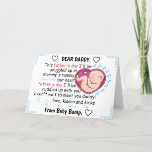Cartão De Festividades Personalized First Fathers Day 2023 From Son
