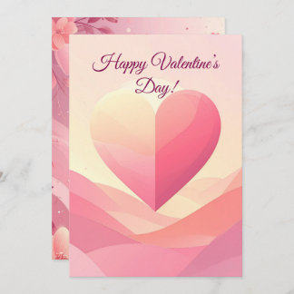 Cartão De Festividades Personalized Valentine Card – Romantic Love Greeti