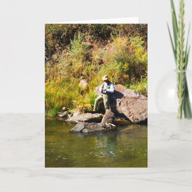 Cartão De Festividades Pesca (Frente)