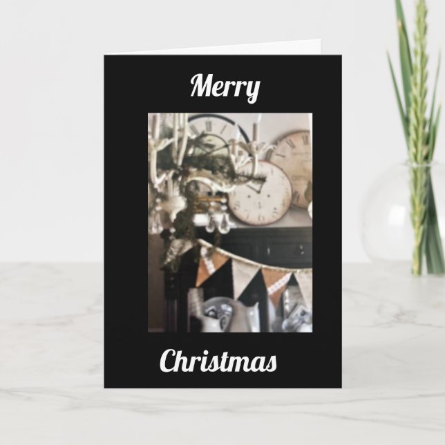 CARTÃO DE FESTIVIDADES PESSOAS ESPECIAIS DE TEMPO DO NATAL (Frente)