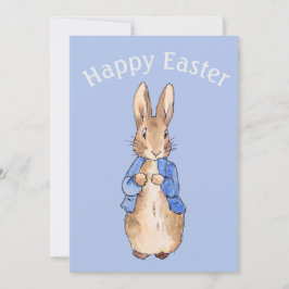 Cartão De Festividades Peter, a saudação do Felz pascoa do coelho