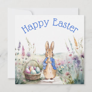 Cartão De Festividades Peter, o Felz pascoa do coelho