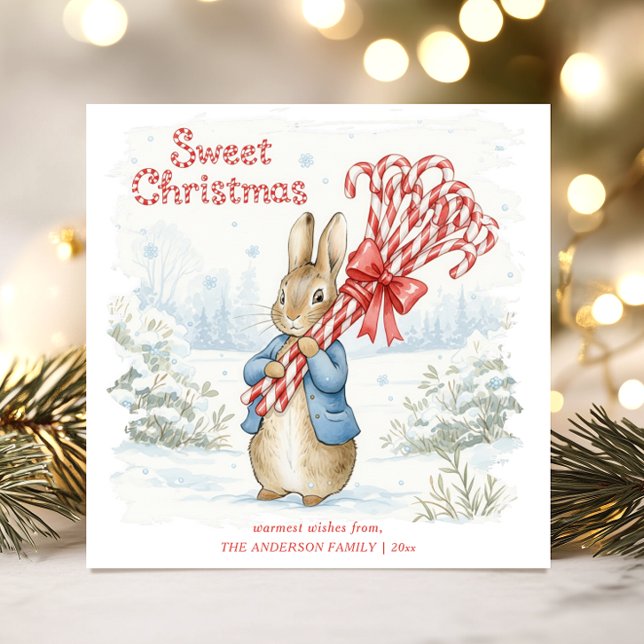 Cartão De Festividades Peter Rabbit Classic Woodland (Criador carregado)