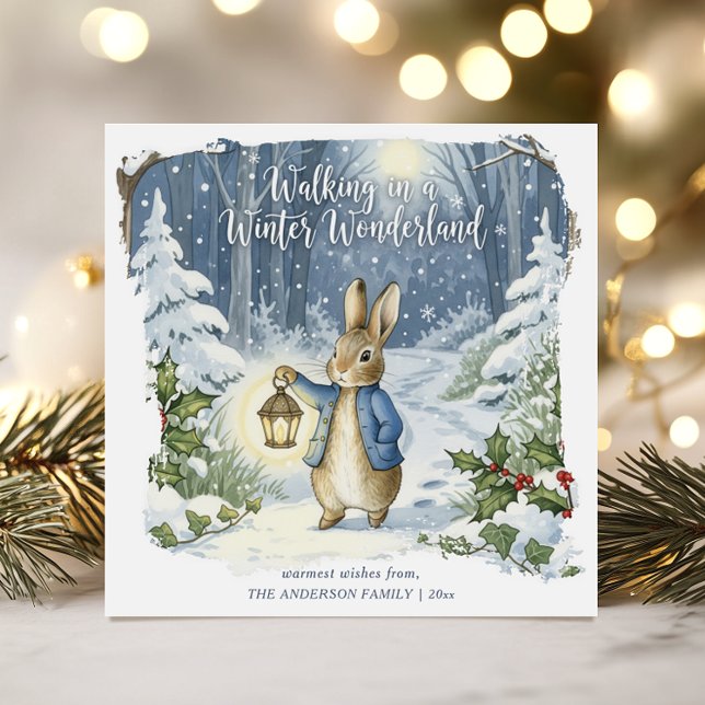 Cartão De Festividades Peter Rabbit Classic Woodland (Criador carregado)