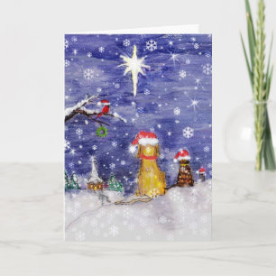 CARTÃO DE FESTIVIDADES PETS DE NATAL