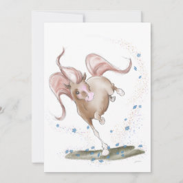 Cartão De Festividades Pferde Karte, Pferde Illustration mit Blumen