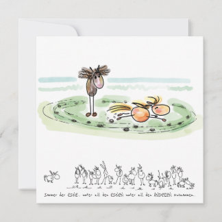 Cartão De Festividades Pferdekarte – Grusskarte für Pferdeliebhaber