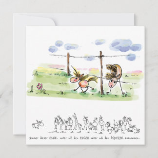 Cartão De Festividades Pferdekarte – Grusskarte für Pferdeliebhaber