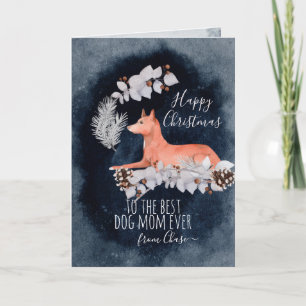 Cartão De Festividades Pharaoh Hound Mãe Natal Personalizado