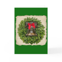 Philadelphia Liberty Bell Wreath em Pergaminho