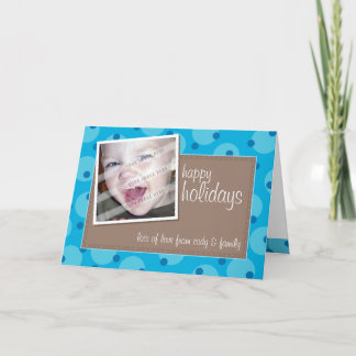 Cartão De Festividades PHOTO GREETING CARD :: cheeky spotted 9
