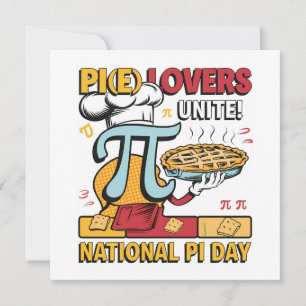 Cartão De Festividades Pi Lover Unite