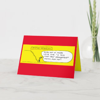 Cartão De Festividades Piada de Cartografia Engraçada de Computador de Na