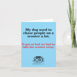 Cartão De Festividades Piada Pai excelente