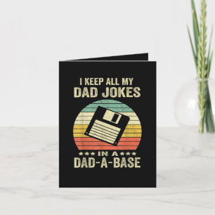 Cartão De Festividades Piadas engraçadas de papai homens na dad-a-Base