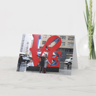 Cartão De Festividades PIC do amor NYC