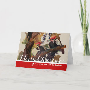 Cartão De Festividades Pica-Pau-Grande de John James Audubon Impressão de