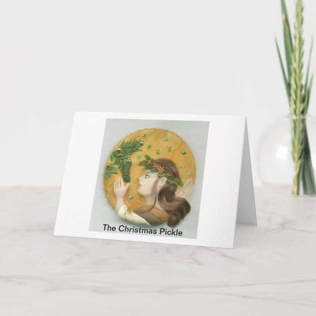 Cartão De Festividades Pickle de Natal JL Biel 2010 (Frente)