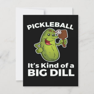 Cartão De Festividades Pickleball Meio que um Grande Dilema