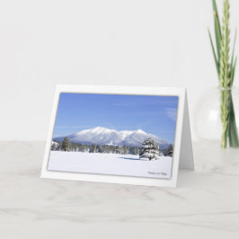 Cartão De Festividades Picos nevados de San Francisco personalizados dent