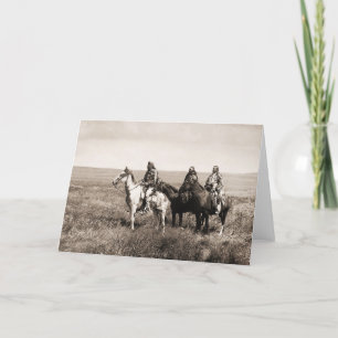 Cartão De Festividades Piegan Blackfoot Chiefs