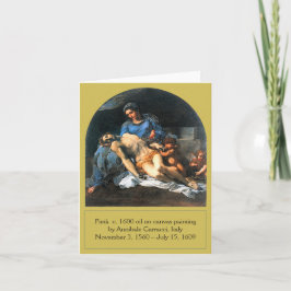 Cartão De Festividades Pietà c. 1600 apresentada por Annibale Carracci, I