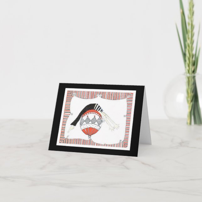 Cartão De Festividades Pilates Férias (Frente)