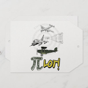 Cartão De Festividades Piloto Funny IP Day Nerdy Word Play