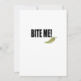 Cartão De Festividades Pimenta Amarga. Vegan Edition