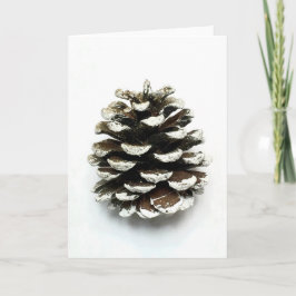 Cartão De Festividades Pine Cone