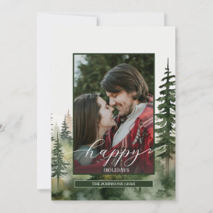 Cartão De Festividades Pine Forest Foto