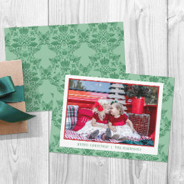 Cartão De Festividades Pineamos de Natal Festivo Foto