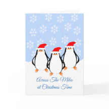 Pinguins Em Todo O Natal Do Miles