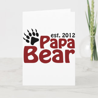 Cartão De Festividades pinheiro-urso 2012
