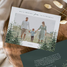 Pinho pintado à mão Elegante Foto de Natal