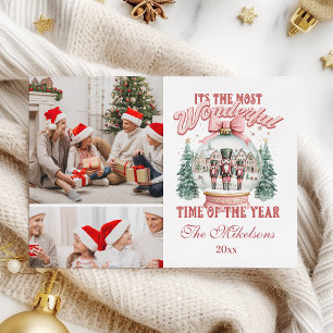 Cartão De Festividades Pink Aperto de Natal Natal 2 Foto Terra de Mara
